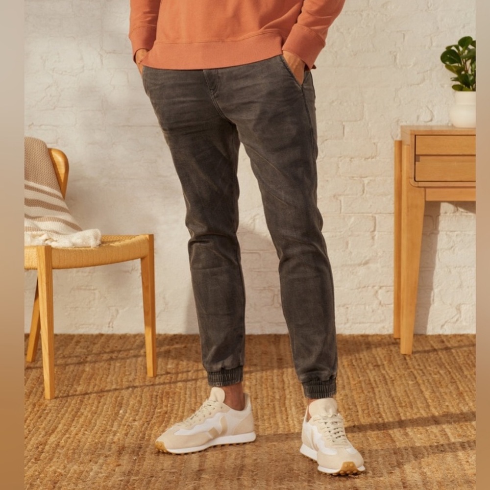 NWOT UpWest black denim joggers